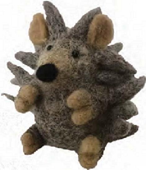 Papoose Wool Felt Toy Baby Hedgehogs 2 Pieces