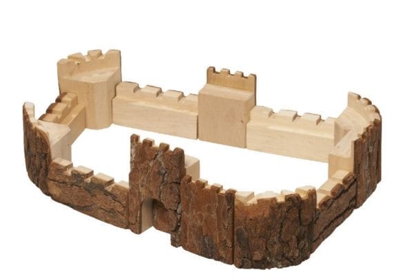 Gluckskafer Wooden Toy Bark Castle Set