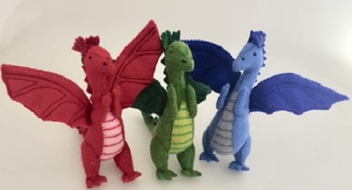 Papoose Dragons 3 Pieces