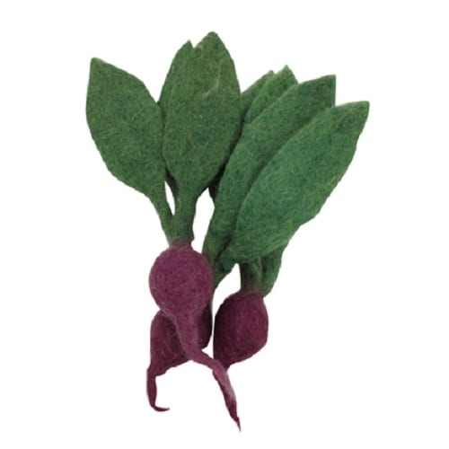 Papoose Felt Toy Food Mini Beetroot 3 Pieces