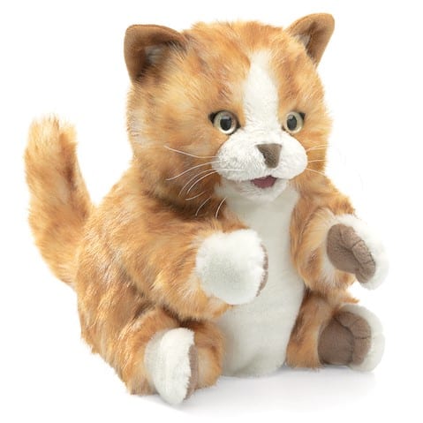Folkmanis Puppets Orange Tabby Kitten
