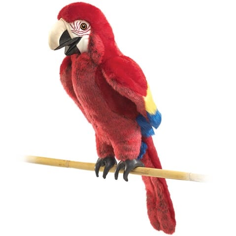Folkmanis Puppets Scarlet Macaw