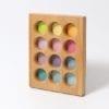 Grimm's Wooden Toy Sorting Board Pastel