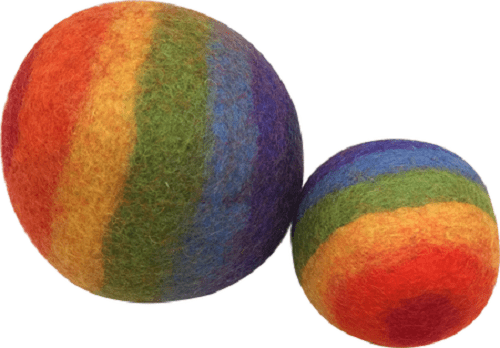 Papoose Rainbow Balls 2 Pieces