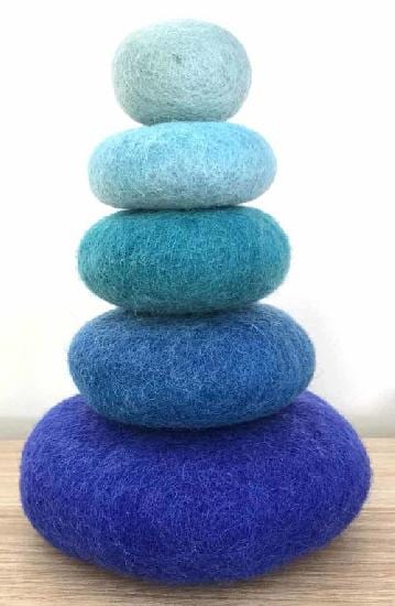 Papoose Stacking Set Blue 5 Pieces