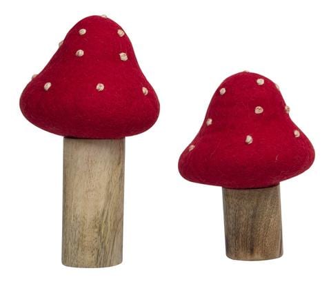 Papoose Toy Toadstools 2 Pieces