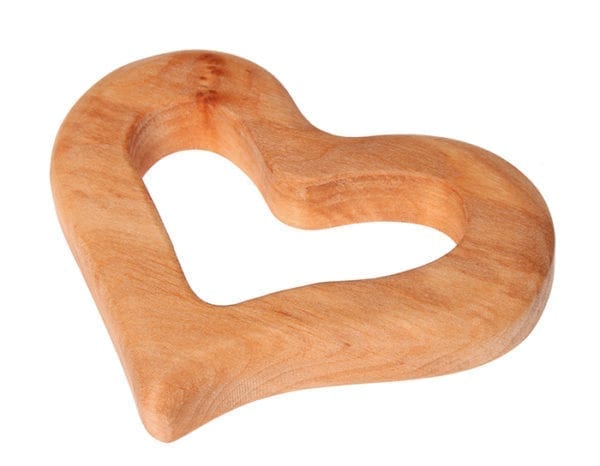Grimms Wooden Toy Grasping Toy Heart
