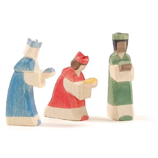 Ostheimer Wooden Toy Nativity Kings Set 3 Pieces