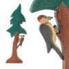Ostheimer Wooden Toy Landscape Spruce Tall with Trunk and Support