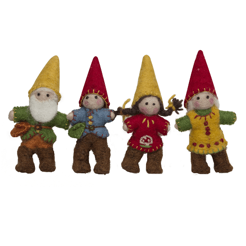 Papoose Toys Felt Gnome Family