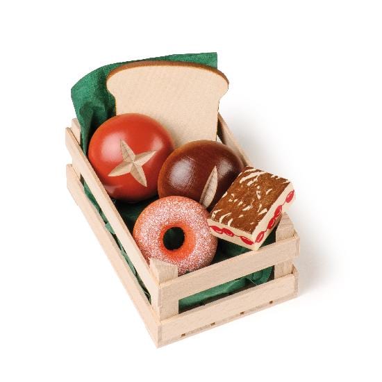 Gluckskafer Wooden Toy Food Assorted Baked Goods Small