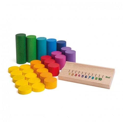 Erzi Wooden Counting Up To Ten Set