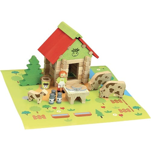 Jeujura Wooden Cheese House 50 Pieces