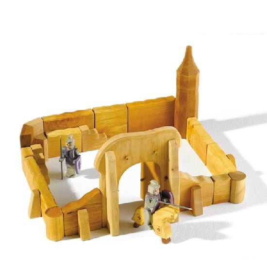 Ostheimer Wooden Toy Structure Castle Basic Assortment 24 Pieces