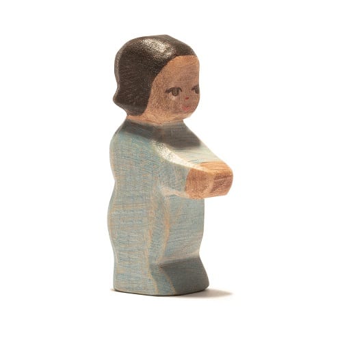Ostheimer Wooden Figure Toddler Dark Skin