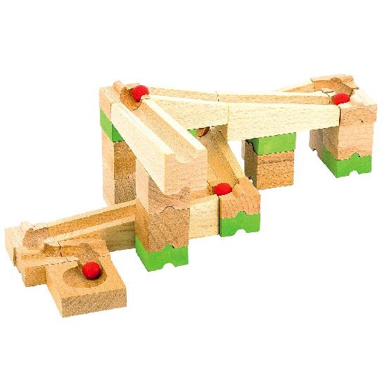 Jeujura Wooden Marble Circuit 40 Pieces