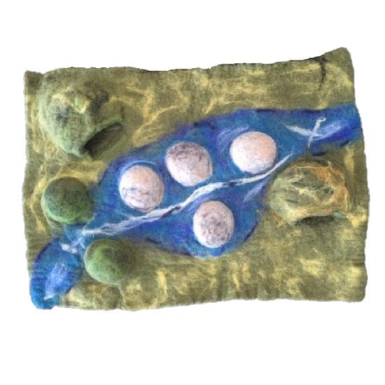Papoose Caves Playmat Felted Wool