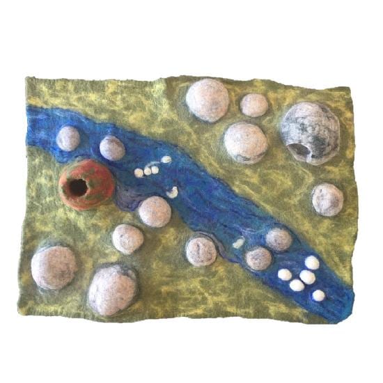 Papoose Jurassic Play Mat Felted Wool