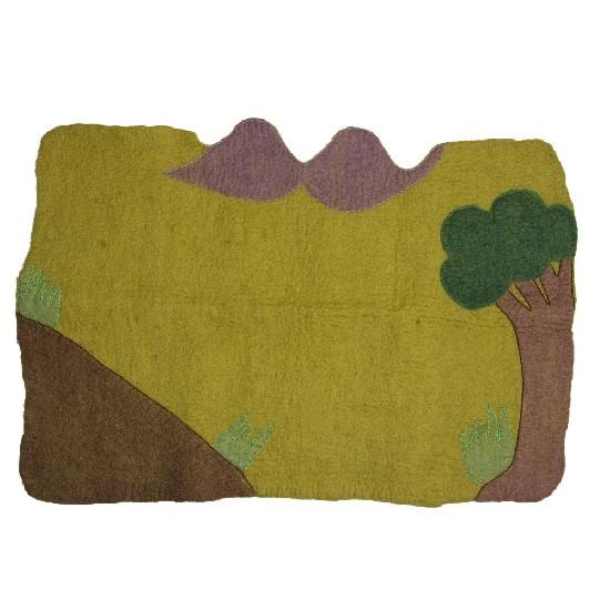 Papoose Landscape Play Mat Felted Wool