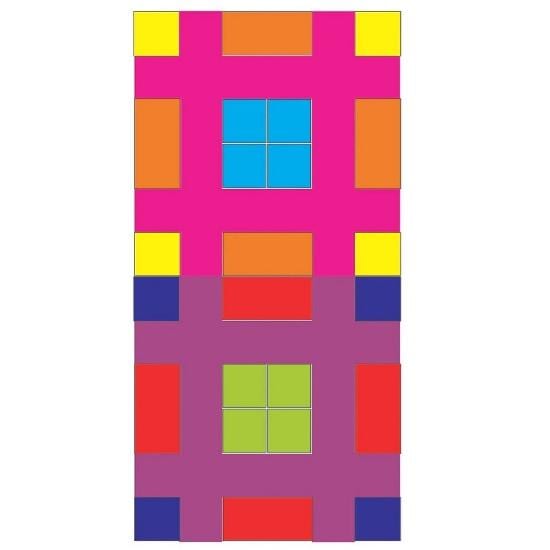 Papoose Toys Lucite Number Sign Set 26 Pieces