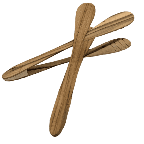 Papoose Toys Wood Tongs