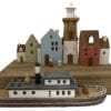 Papoose Toys Wood Town Boat Set 3 Pieces