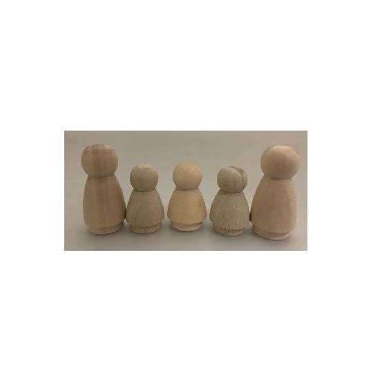 Papoose Wood Family Set 5 Pieces