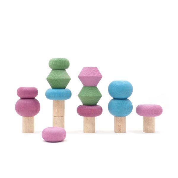 Lubulona Wooden Toys Stacking Trees Spring
