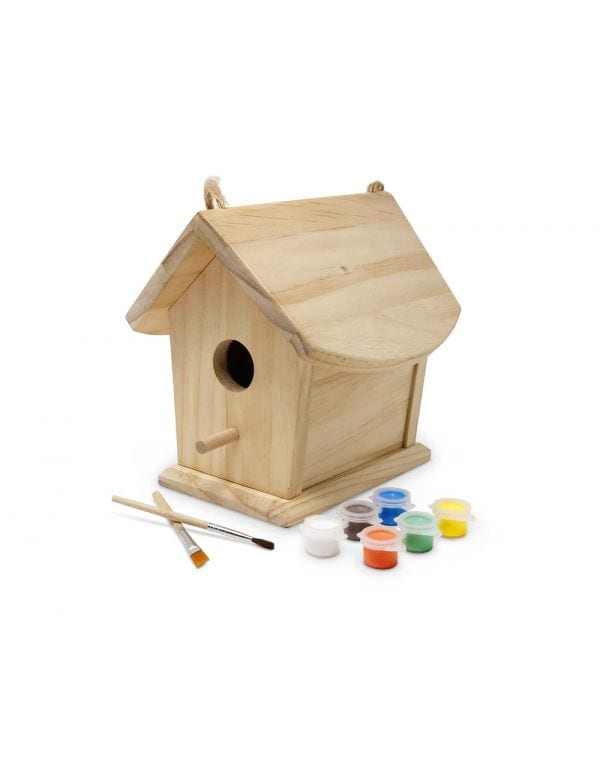 Kinderfeets Wood Birdhouse