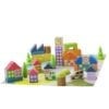Jeujura Wooden Toy Construction Set Mini Village 40 Pieces
