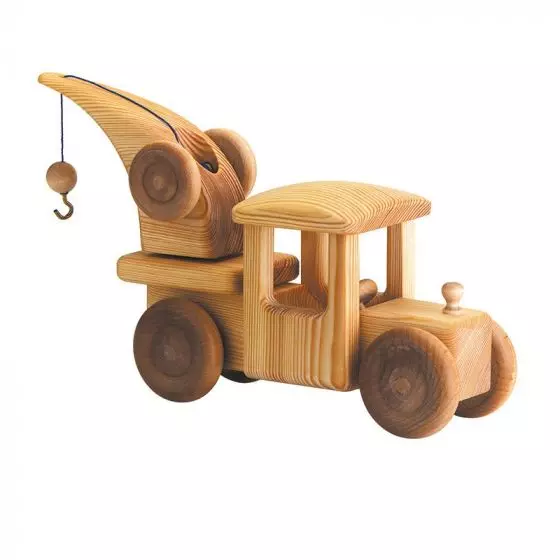 Debresk Wooden Toy Large Tow Truck
