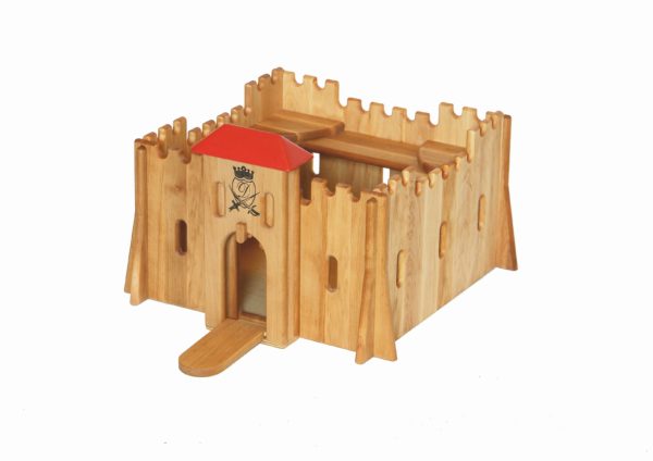Drewart Wooden Toy Castle Small Fortress