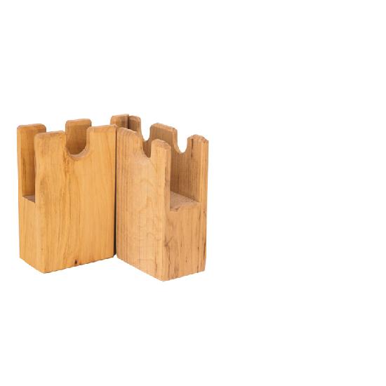 Ostheimer Wooden Toy Defence Wall 45 Degree 2 Pieces