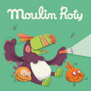 Moulin Roty Dans la Jungle 3 Discs for Storybook Torch