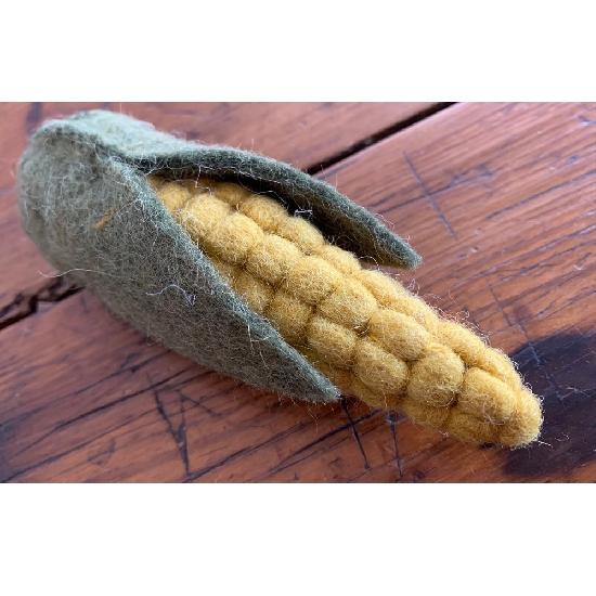 Papoose Felt Toy Food Maize Corn on the Cob