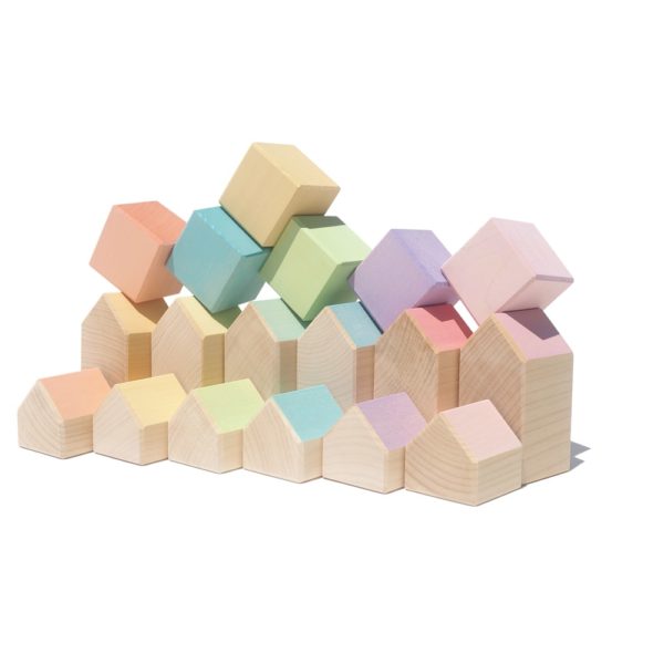 Ocamora Pastel Houses & Cubes