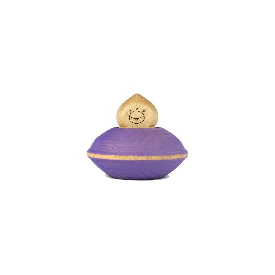 Ocamora Wooden Toy UFO & Alien Purple Violet