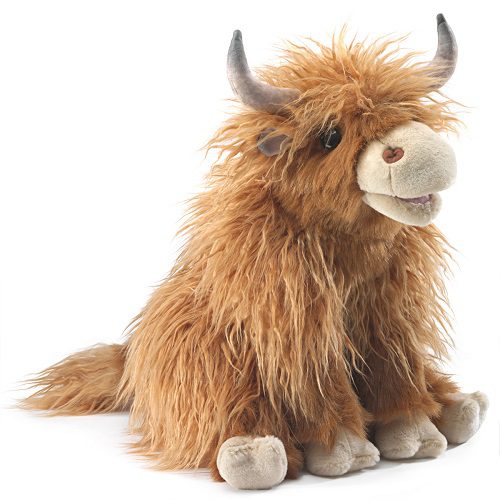 Folkmanis Puppet Highland Cow
