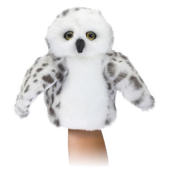 Folkmanis Puppet Little Snowy Owl