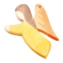 Ostheimer Wooden Toy Ornament Angel Yellow