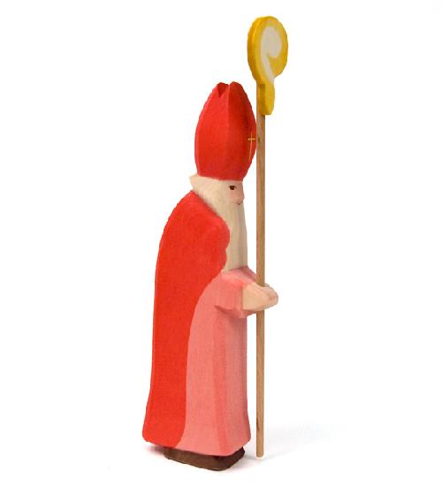 Ostheimer Wooden Toy St. Nicholas With Staff