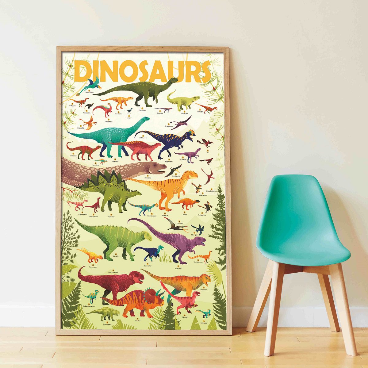 Poppik Discovery Poster Dinosaurs